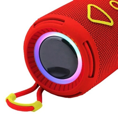 Bluetooth колонка портативна TG656 FM-радіо, акумуляторна колонка для музики. Колір: червоний