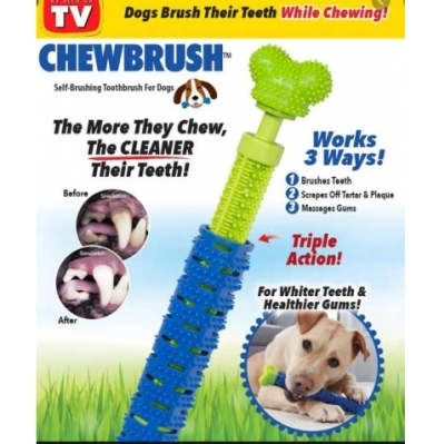 Зубна щітка для собак ChewBrush