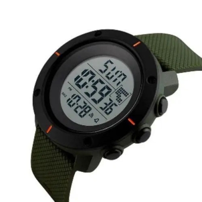 Годинник наручний чоловічий SKMEI 1213AG ARMY GREEN BIG SIZE, брендовий чоловічий годинник. Колір: зелений