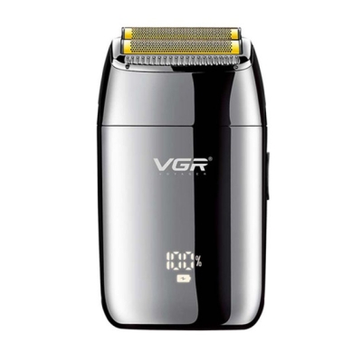 Професійний шейвер VGR V-399 SILVER, бездротова електробритва, бритва триммер для бороди